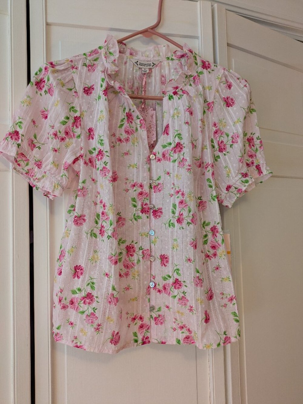 Nanette Lepore floral blouse
